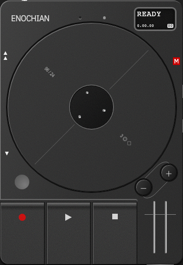 Enochian Audio Recorder — dark finish preview